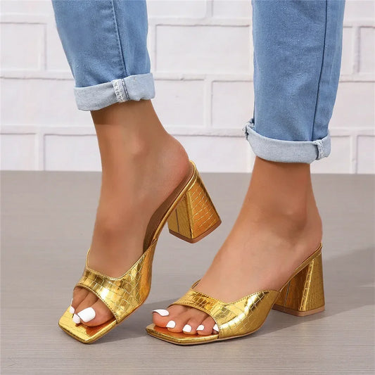 Aria - Medium Heel Sandals